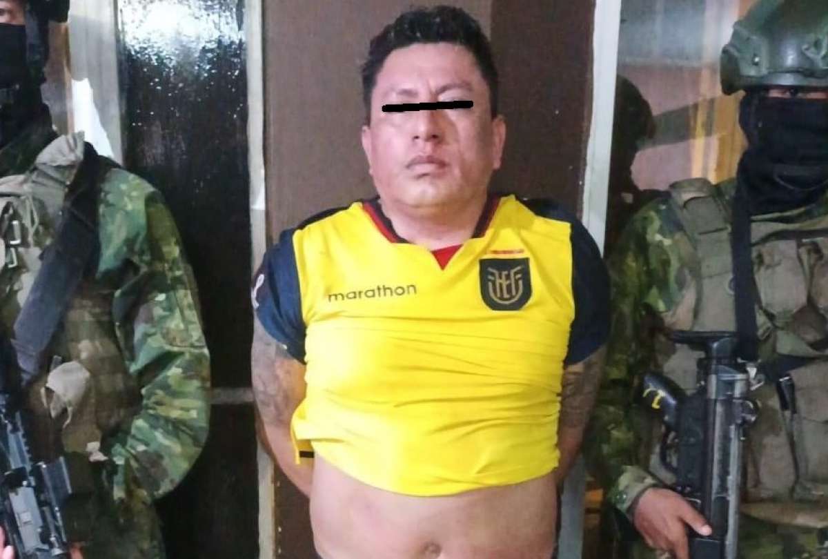 Capturan a alias ‘Finalín’, miembro de Los Choneros, tras persecución en El Oro