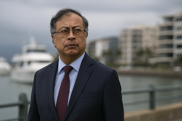 Gustavo Petro en Manta