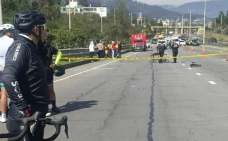 Ciclista fallece en la Ruta Viva