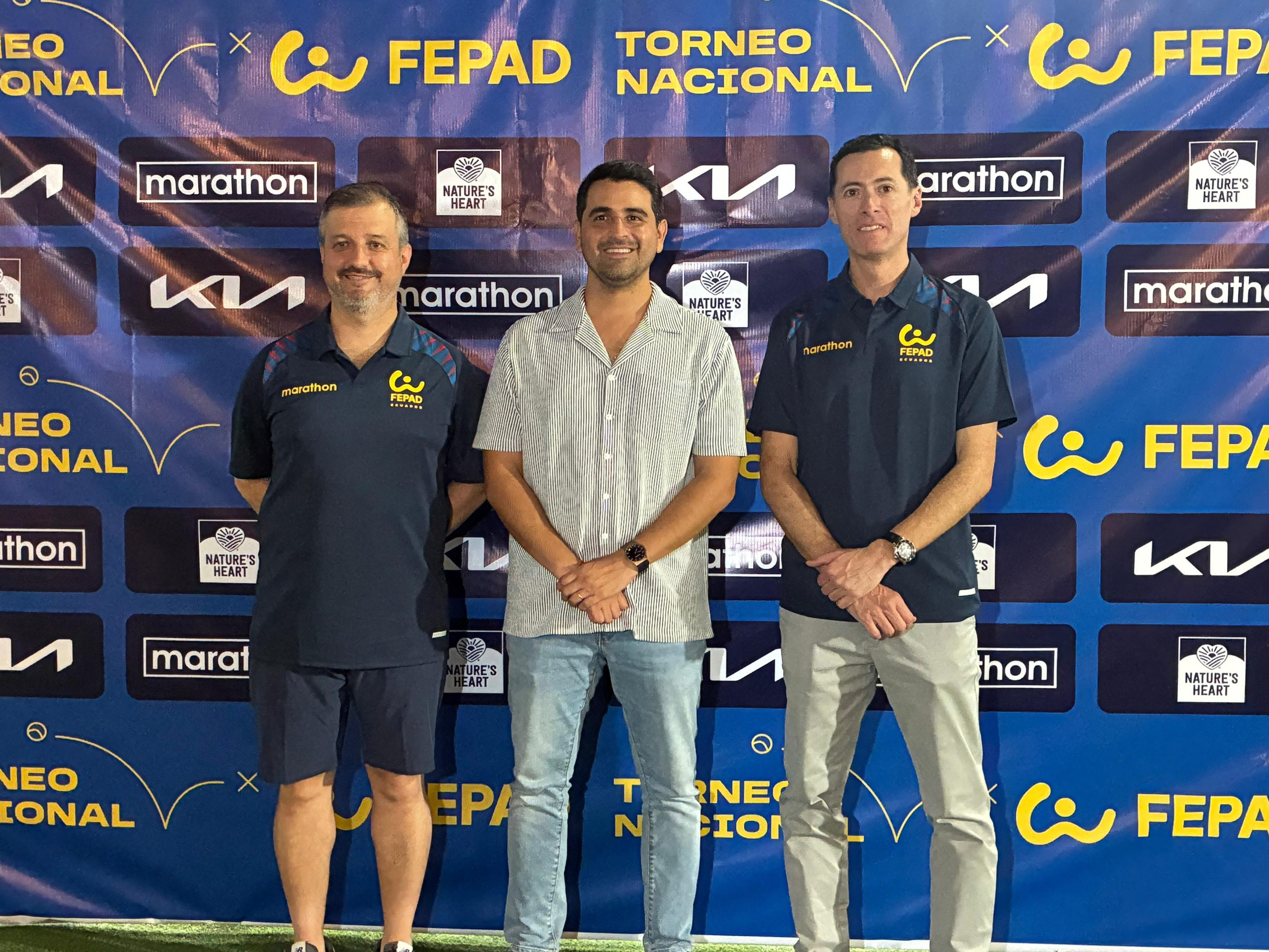 FEPAD y Marathon Sports presentan el uniforme oficial de la Selección Ecuatoriana de Pádel durante el Primer Torneo Nacional Federado