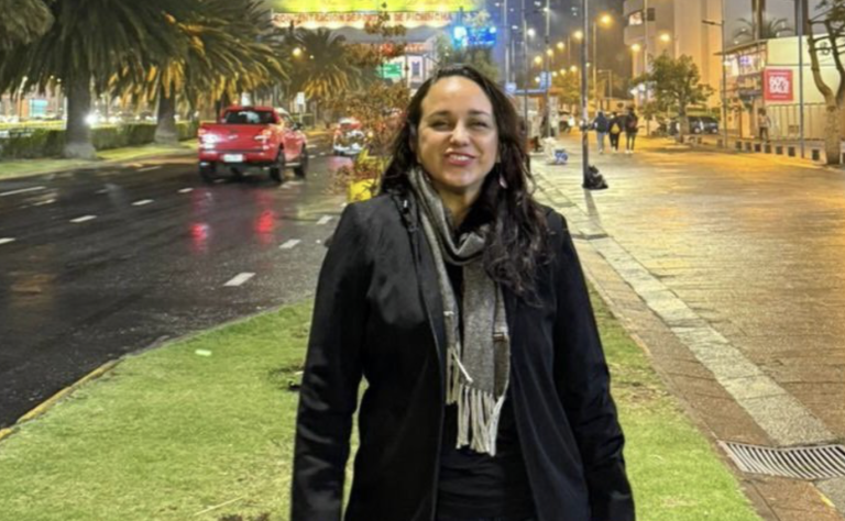 Gabriela Rivadeneira regresó al Ecuador