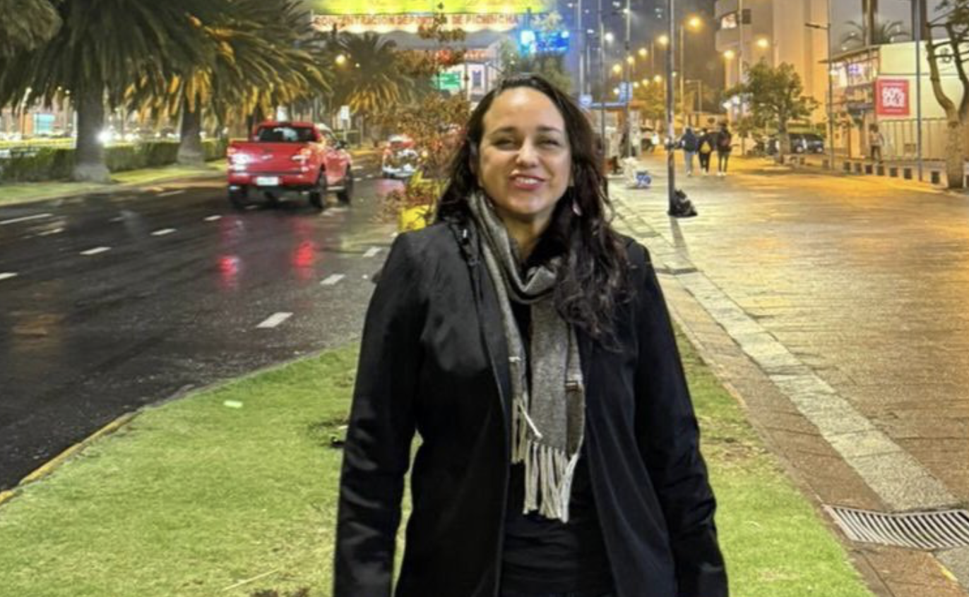 Gabriela Rivadeneira regresó al Ecuador para asumir la presidencia de la Revolución Ciudadana
