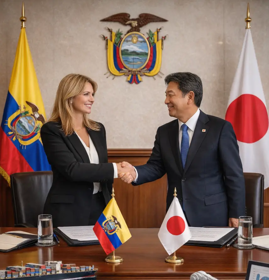 Ecuador y Japón intensifican su alianza estratégica con foco en comercio e inversiones