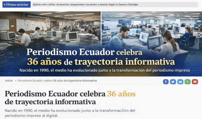 periodismo ecuador 36 años de historia