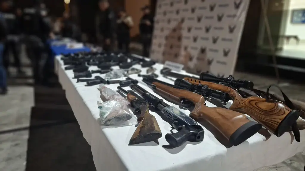 Armamento decomisado en Operativo Apolo 8 en Guayas 