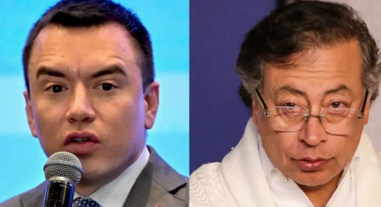 Imagen tomada de Noticias Caracol. Gustavo Petro y Daniel Noboa retoman diálogos.