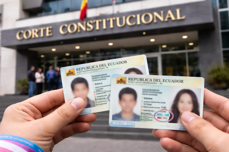 Fallo sobre cambio de identidad de género en adolescentes en Ecuador