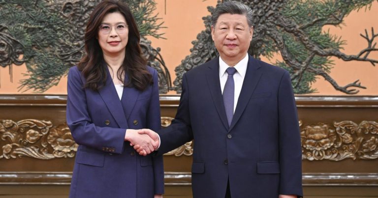 xi jinping se reúne con líder opositora de taiwán