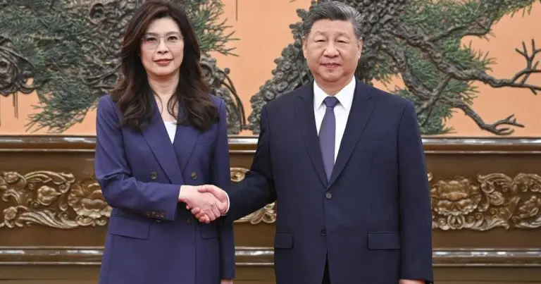 xi jinping se reúne con líder opositora de taiwán