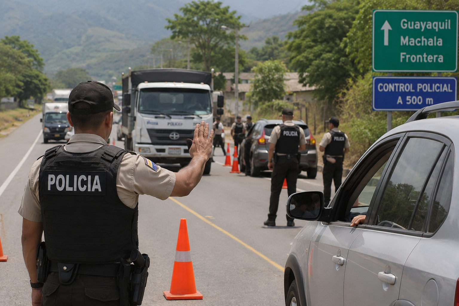 El Gobierno amplía el control policial en carreteras por amenaza del crimen organizado