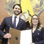 asambleísta Mishel Mancheno como Presidenta de la Asamblea Nacional del Ecuador
