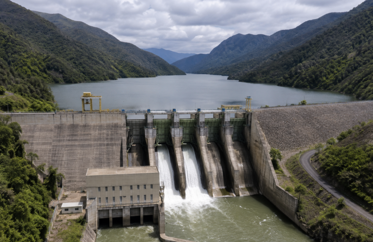 Imagen referencial de una central hidroeléctrica. El Ministerio de Ambiente y Energía aprobó la actualización ambiental del proyecto Hidrosofía, que incrementará su capacidad de generación de 61,5 MW a 90 MW sin ampliar su área de intervención.