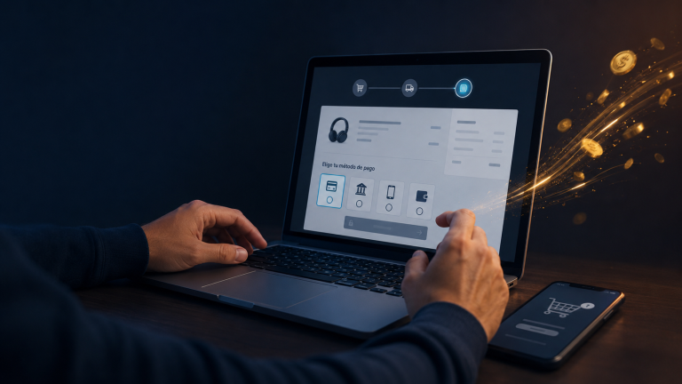 Compra online detenida en el checkout por falta de opciones de pago