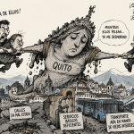 caricatura quito y sus peleas políticas