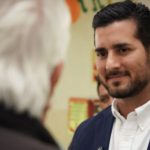 Bernardo Cordovez durante un encuentro público