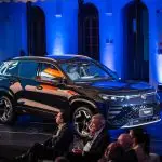 Volkswagen Tiguan exhibido durante su presentación en Ecuador