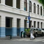 Fachada del excolegio Ana Paredes de Alfaro en Guayaquil